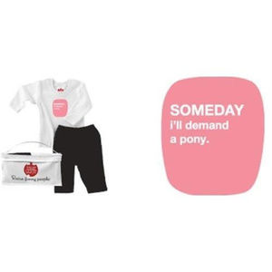 INFANT T-SHIRT & LEGGINGS SET "Pony" Wry Baby 0-6M